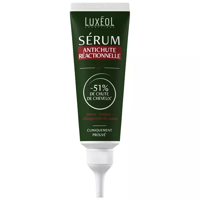 Luxéol Sérum Anti-Chute Réactionnelle 50ml é Soin Revitalisant pour Cheveux Clairsemés