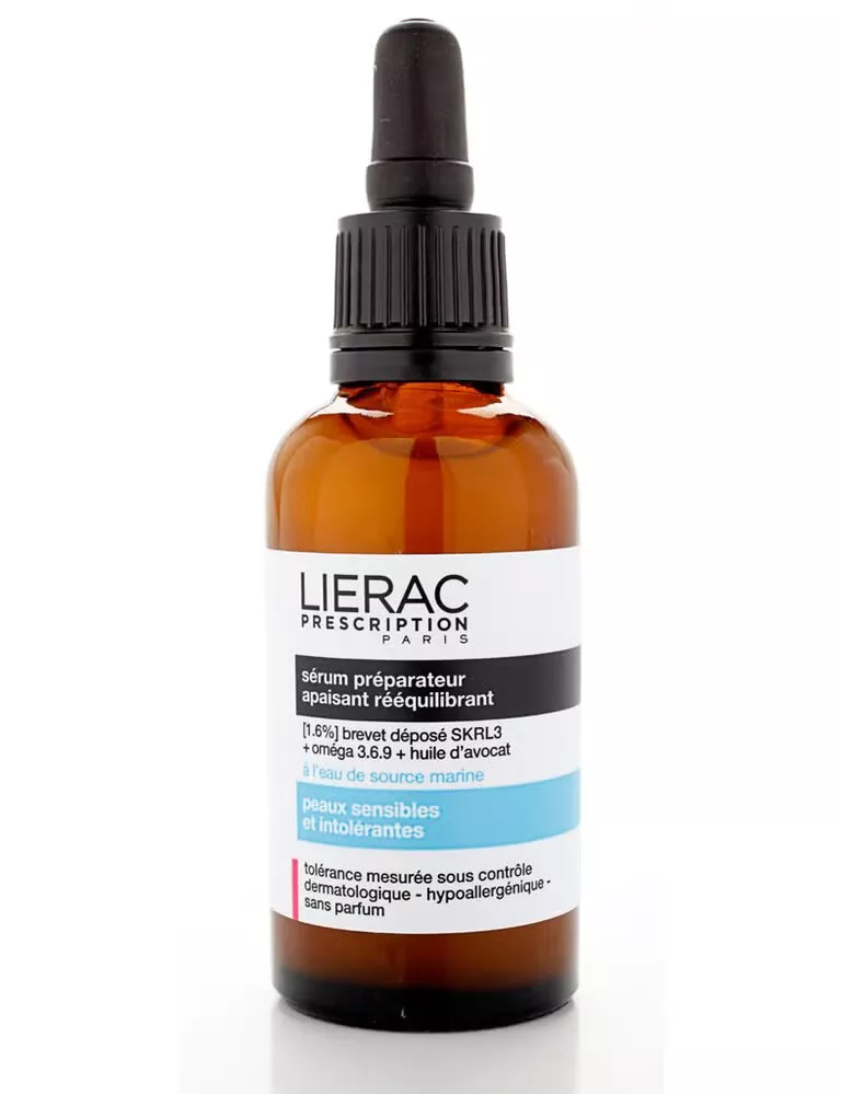 Lierac Prescription Sérum Préparateur Apaisant Rééquilibrant 50ml é Peaux Sensibles & Intolérantes