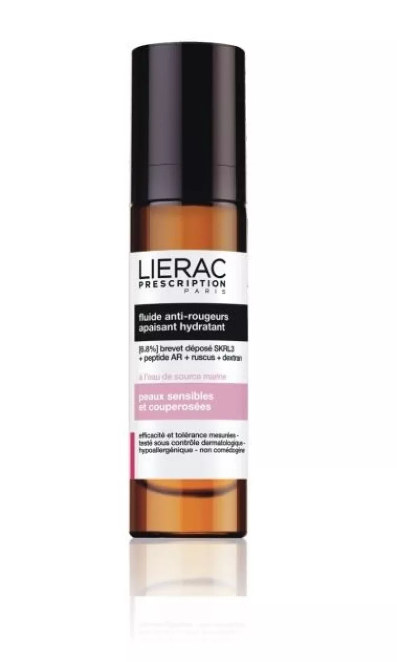 Lierac Prescription Fluide Anti-Rougeurs Apaisant Hydratant 40ml é Peaux Sensibles & Couperosées