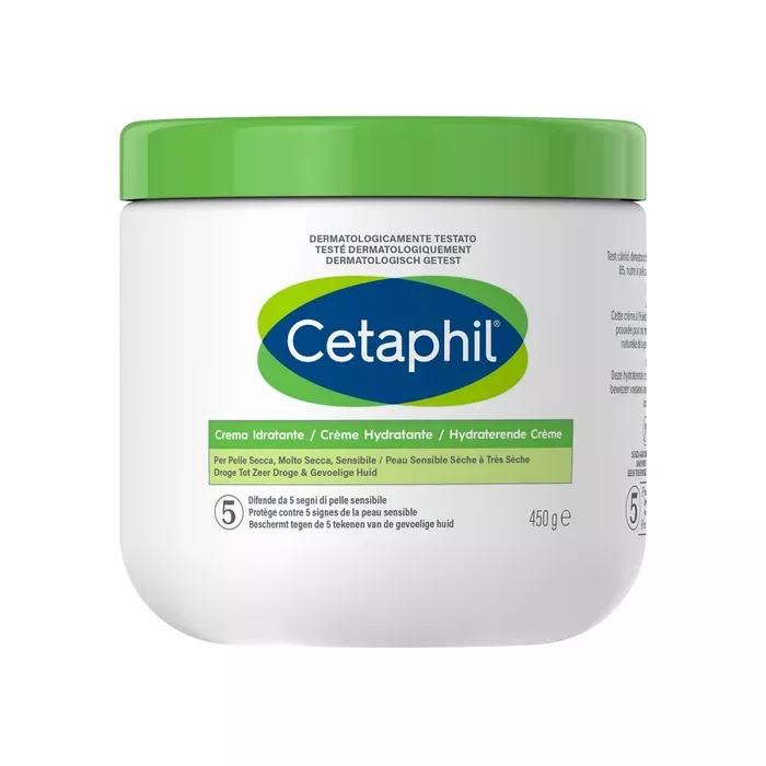 CETAPHIL Créme Hydratante Visage & Corps 450g é Soin Intense pour Peaux Séches é Trés Séches