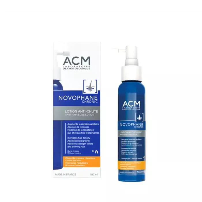 ACM Novophane Chronic Lotion | Traitement Anti-Chute de Cheveux Chronique é 100 ml
