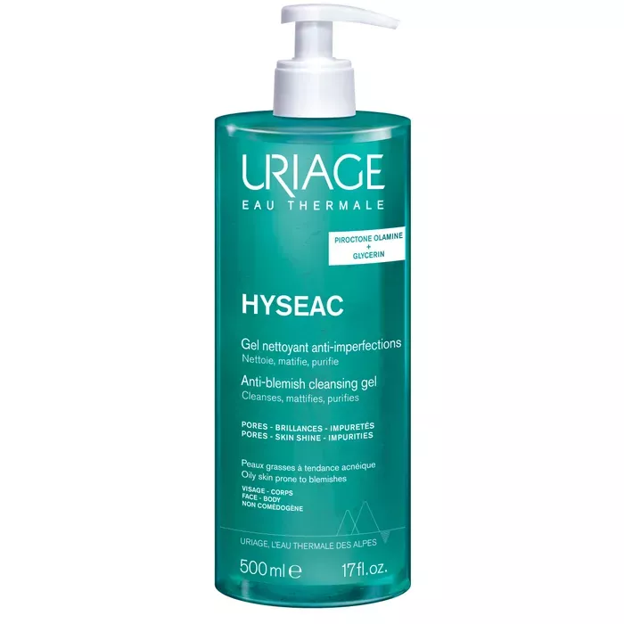 uriage hyseac gel nettoyant anti imperfections 500ml