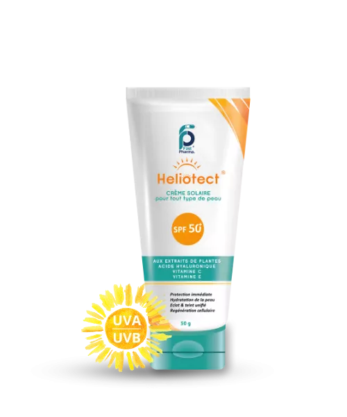 Heliotect Créme Solaire SPF50+ 50g é Protection UV Extréme & Anti-ége Peau Sensible