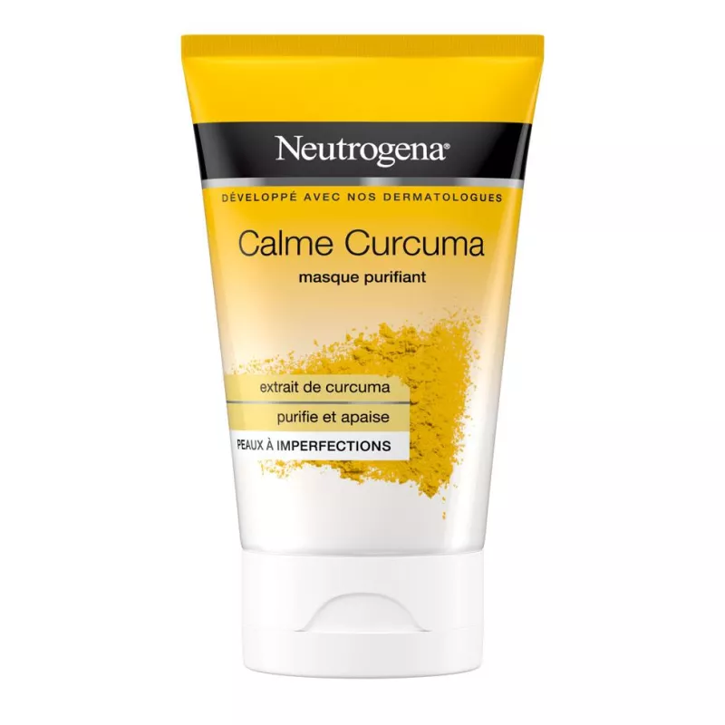 NEUTROGENA Calme Curcuma Masque Purifiant é Peaux Sensibles é Imperfections