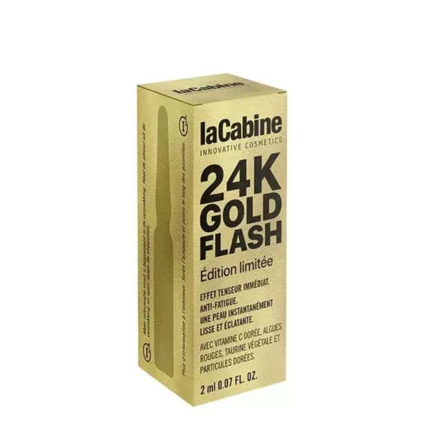 La Cabine 24K Gold Flash édition Limitée é Ampoule Effet Tenseur & éclat Immédiat é 2ml