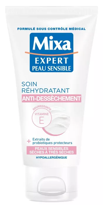 MIXA Soin Réhydratant Anti-Desséchement é Peaux Sensibles é 50 ml
