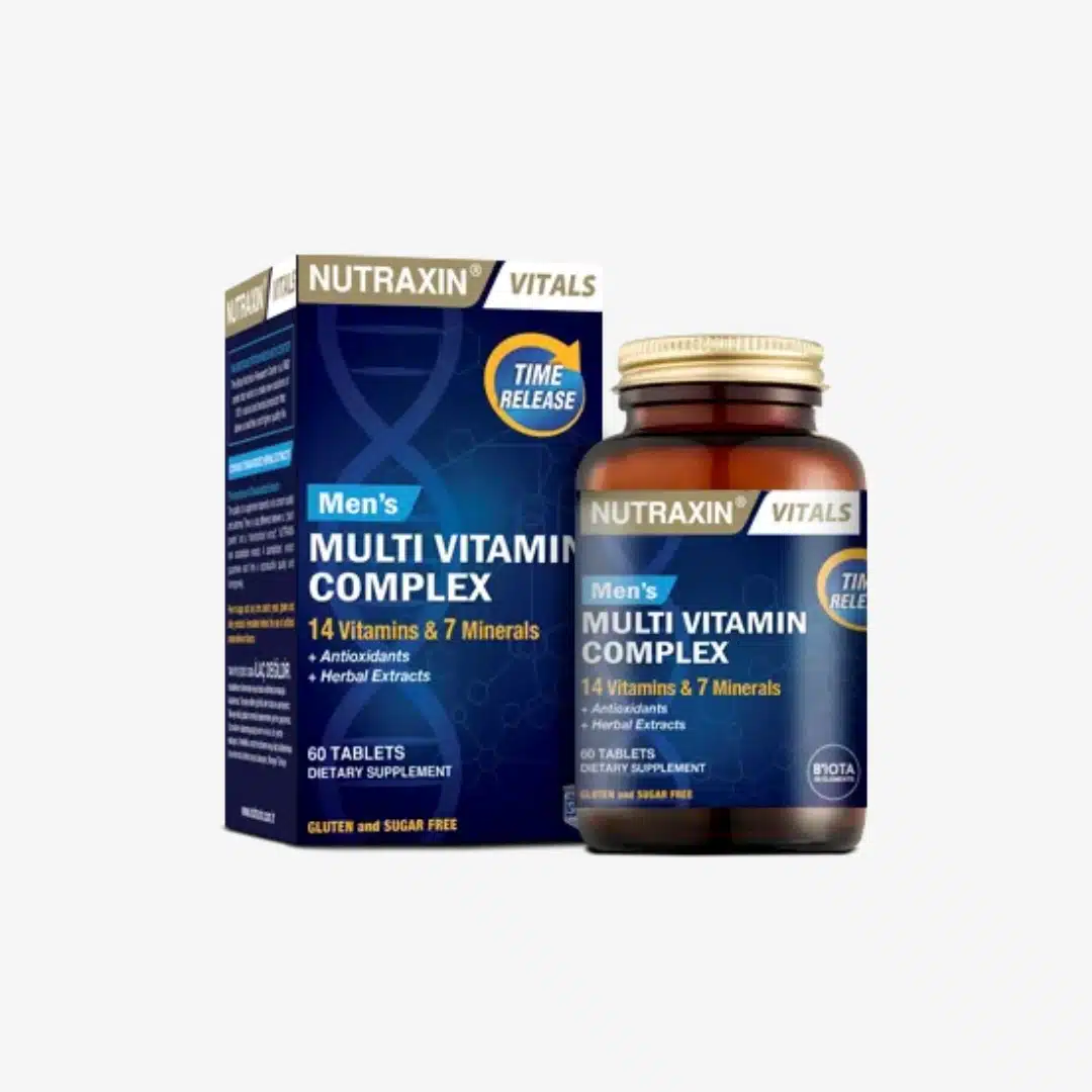 NUTRAXIN – Multivitamin Complex Homme – 60 Comprimés