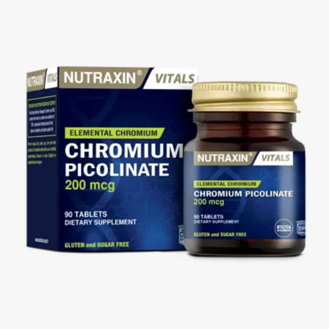 NUTRAXIN Chromium Picolinate 200mcg – 90 comprimés