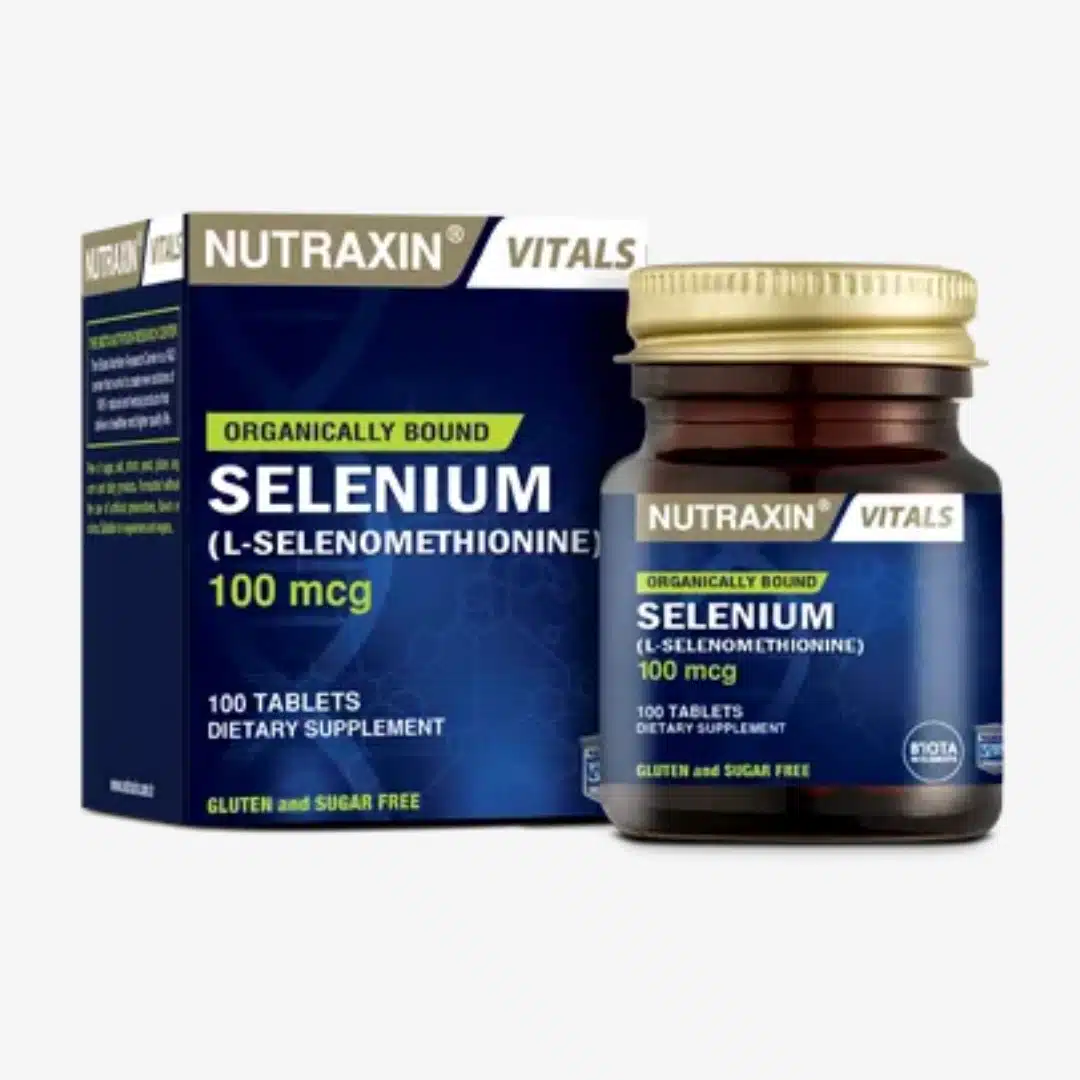 Nutraxin Selenium 100 mcg – complément antioxydant et immunité – 100 comprimés