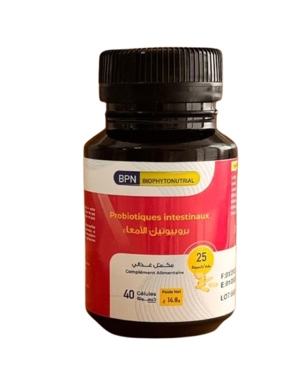 BPN Probiotiques Intestinaux, complément alimentaire à base de ferments lactiques vivants, aide à restaurer la flore intestinale et renforcer l’immunité – 40 gélules