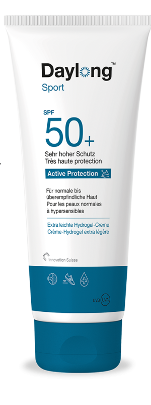 Daylong Sport SPF 50+ hydrogel haute tolérance DZ – Protection UV pour le sport