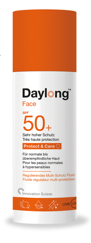 Daylong Face Fluide SPF 50+ régulateur multi-protection pour peaux sensibles
