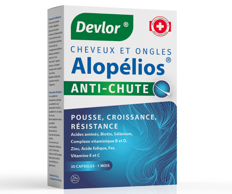 Devlor ALOPELIOS Anti-Chute complément alimentaire pour la croissance et la résistance des cheveux