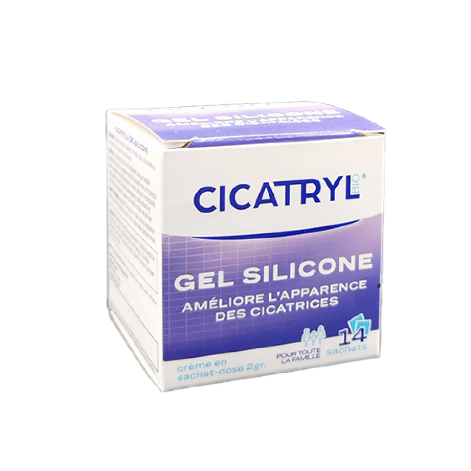 Cicatryl Gel Silicone – Traitement Expert Cicatrices (Boîte de 14 Sachets)