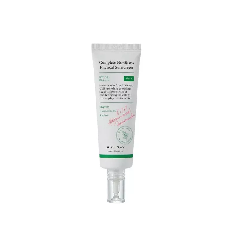 AXIS-Y Complete No-Stress Physical Sunscreen V3 – SPF 50+ PA++++ – 50 ml