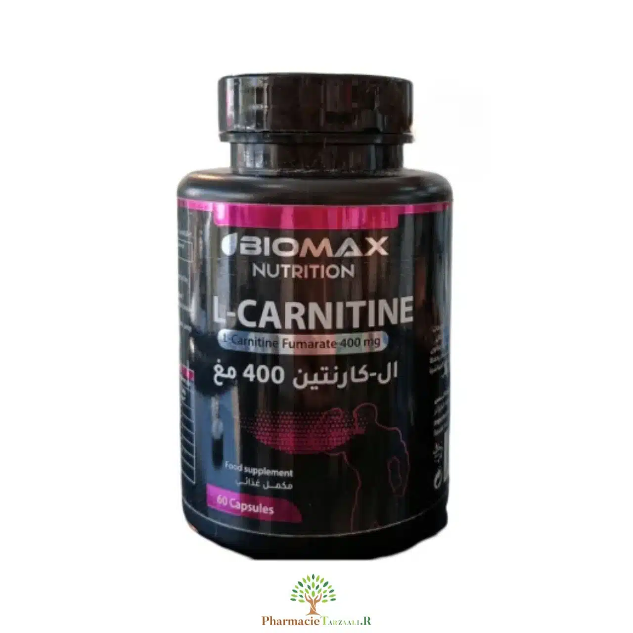 Boîte Biomax Nutrition L-Carnitine 400mg brûleur de graisse et énergie sport