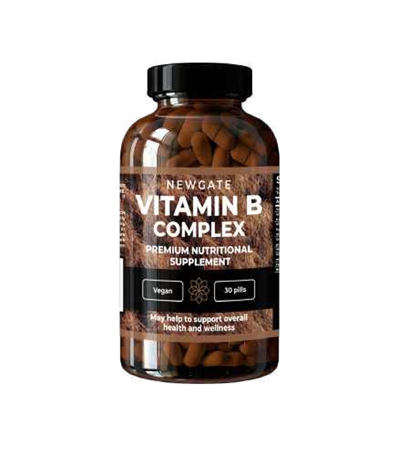 Complément NEWGATE Vitamin B Complex – renforce le cerveau et l’énergie naturellement.