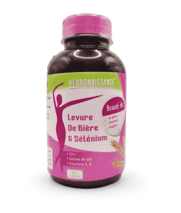 levure de bière sélénium Herbonaissance complément cheveux peau ongles