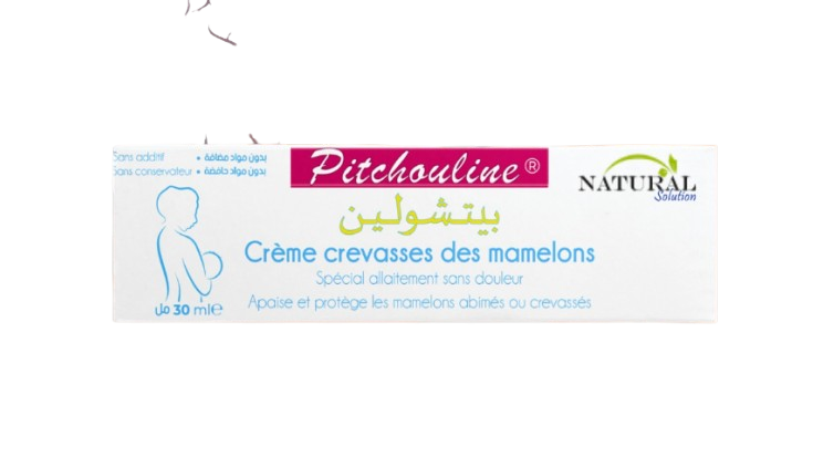 Crème Pitchouline pour mamelons crevassés durant l’allaitement 30 ml