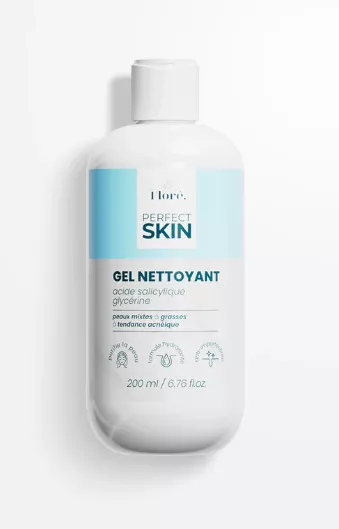 Flacon Floré Perfect Skin Gel Nettoyant Visage Purifiant naturel 200ml