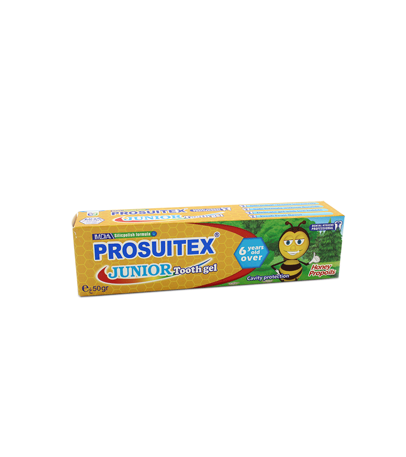 Prosuitex Junior Dentifrice Gel Miel & Propolis – Dès 6 Ans (50g)