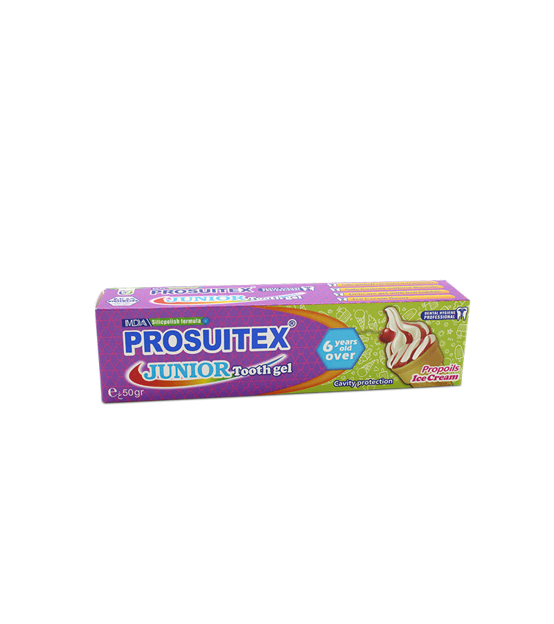 Prosuitex Junior Dentifrice Gel Propolis Goût Glace – Dès 6 Ans (50g)