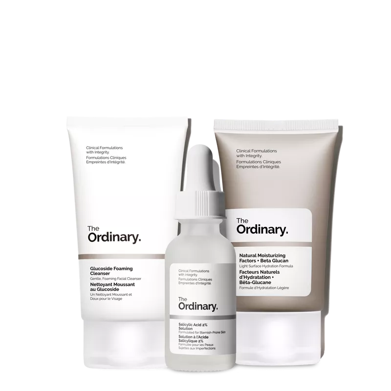 THE ORDINARY Le Set Acné Anti-Imperfections 3 produits