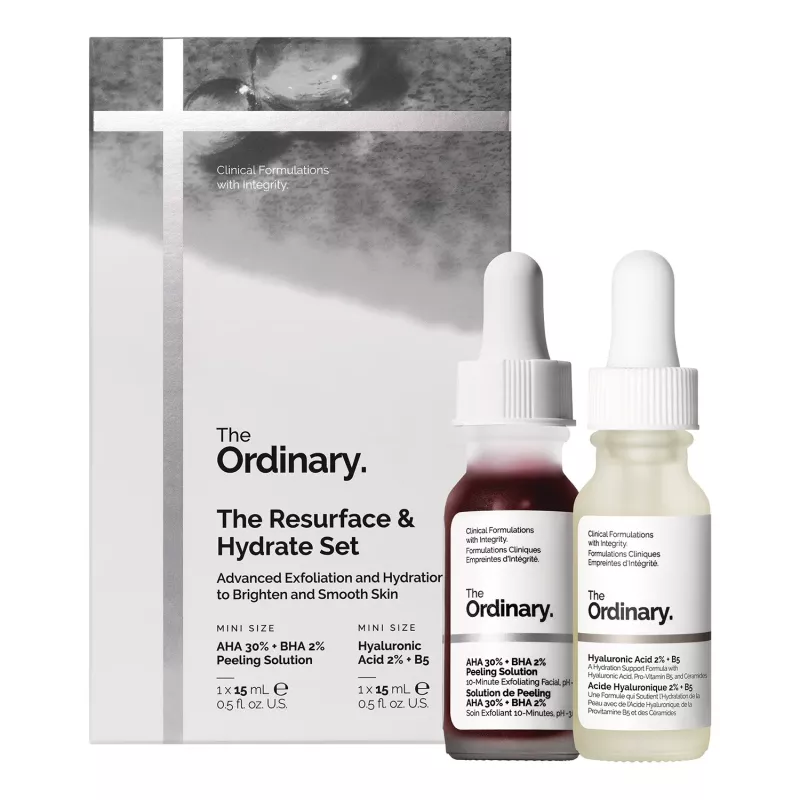 The Ordinary Set Régénérant et Hydratant – Coffret Miniature Duo Soin Visage