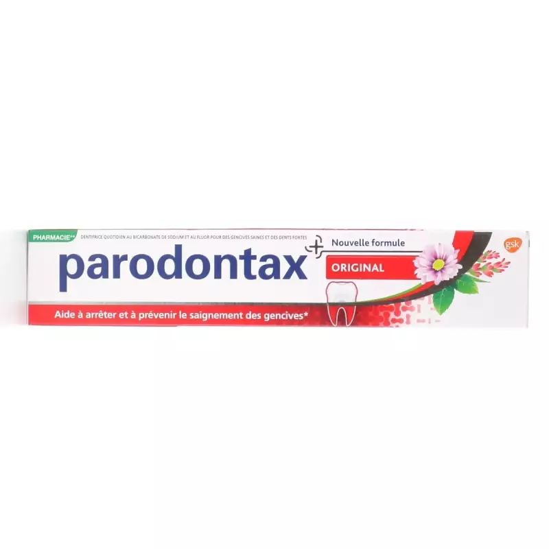 Parodontax ORIGINAL Dentifrice Quotidien au Fluor Saignement des Gencives, 75ml