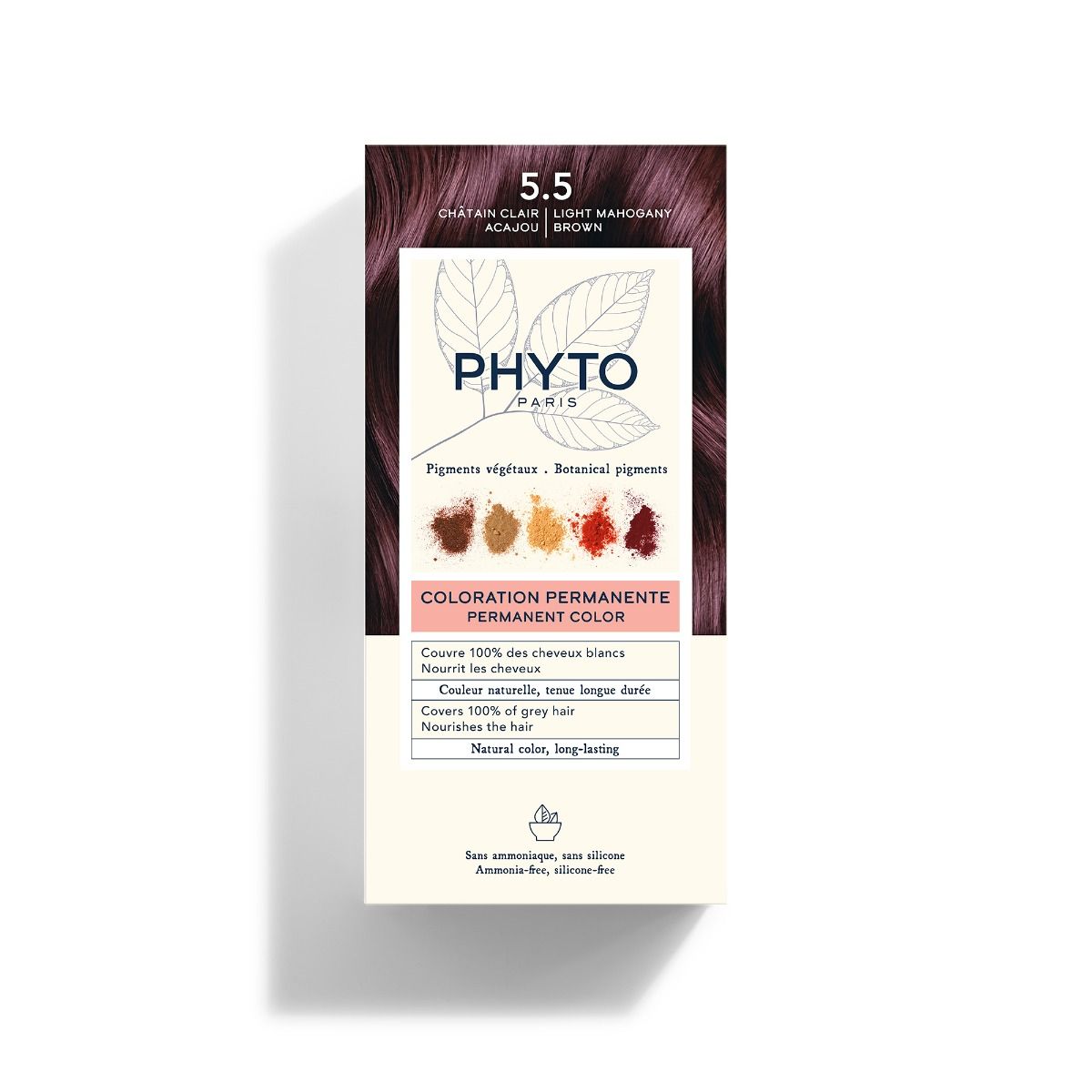 PHYTOCOLOR 5.5 Châtain Clair Acajou