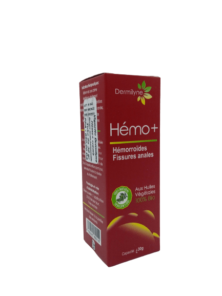 Dermilyne Hémo+ crème hémorroïdes et fissures anales huile de lentisque Algérie