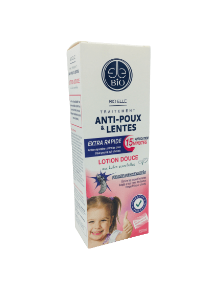 Lotion anti-poux BioElle Algérie avec peigne inclus