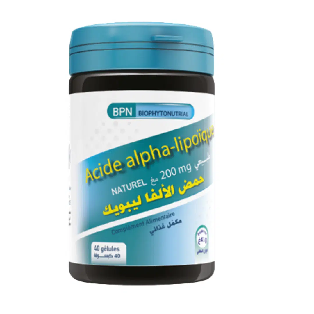 Boîte BPN Acide Alpha-Lipoïque 200mg complément antioxydant et diabète
