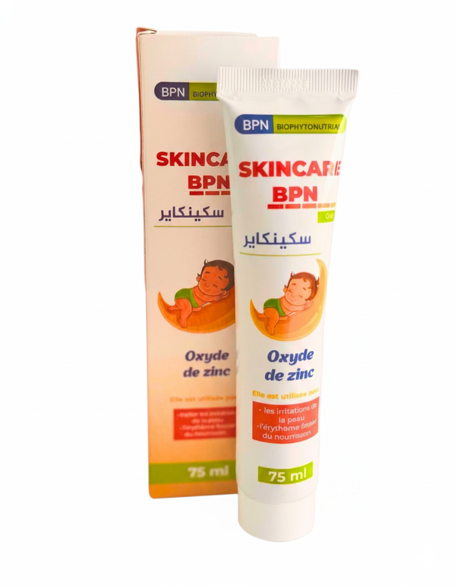 Tube Crème à l'Oxyde de Zinc BPN pour érythème fessier et irritations