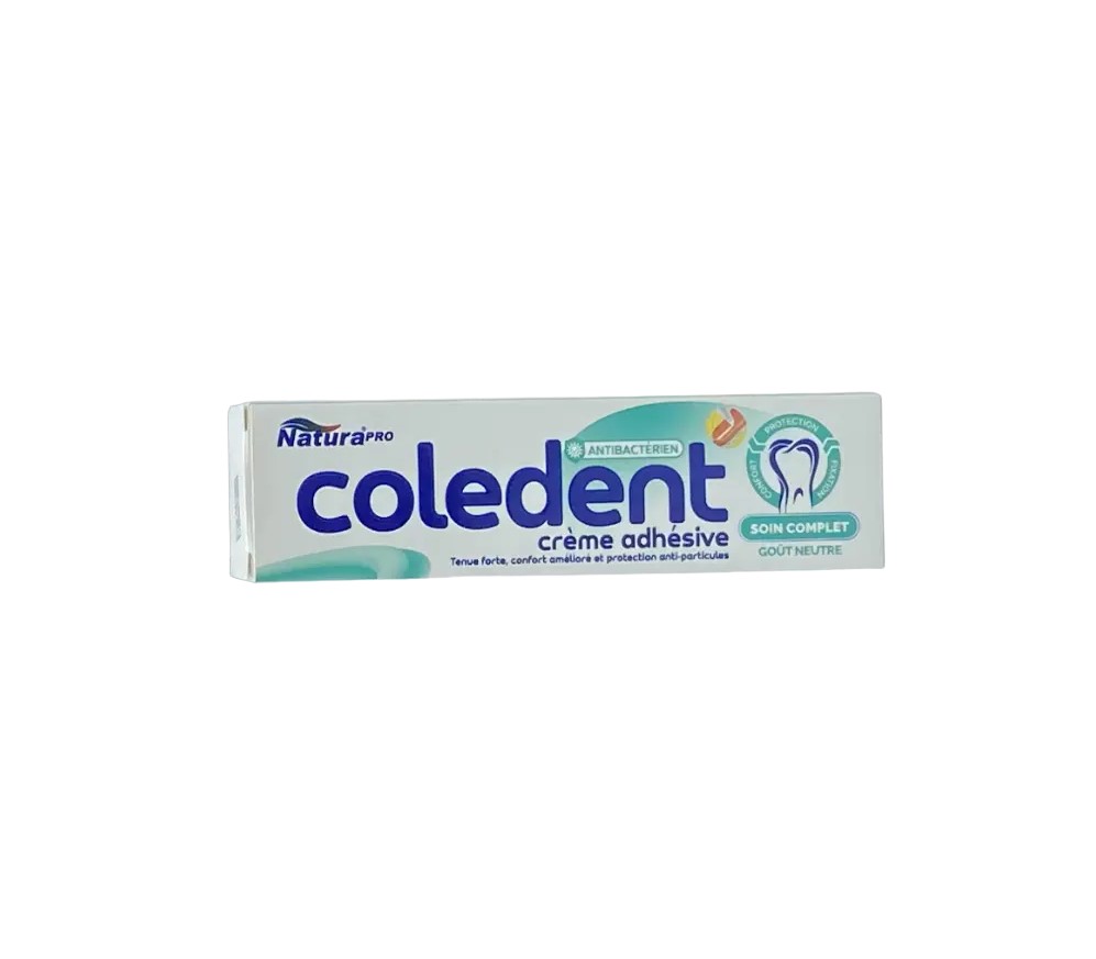 Tube Coledent Crème Adhésive Antibactérien fixation et hygiène dentier