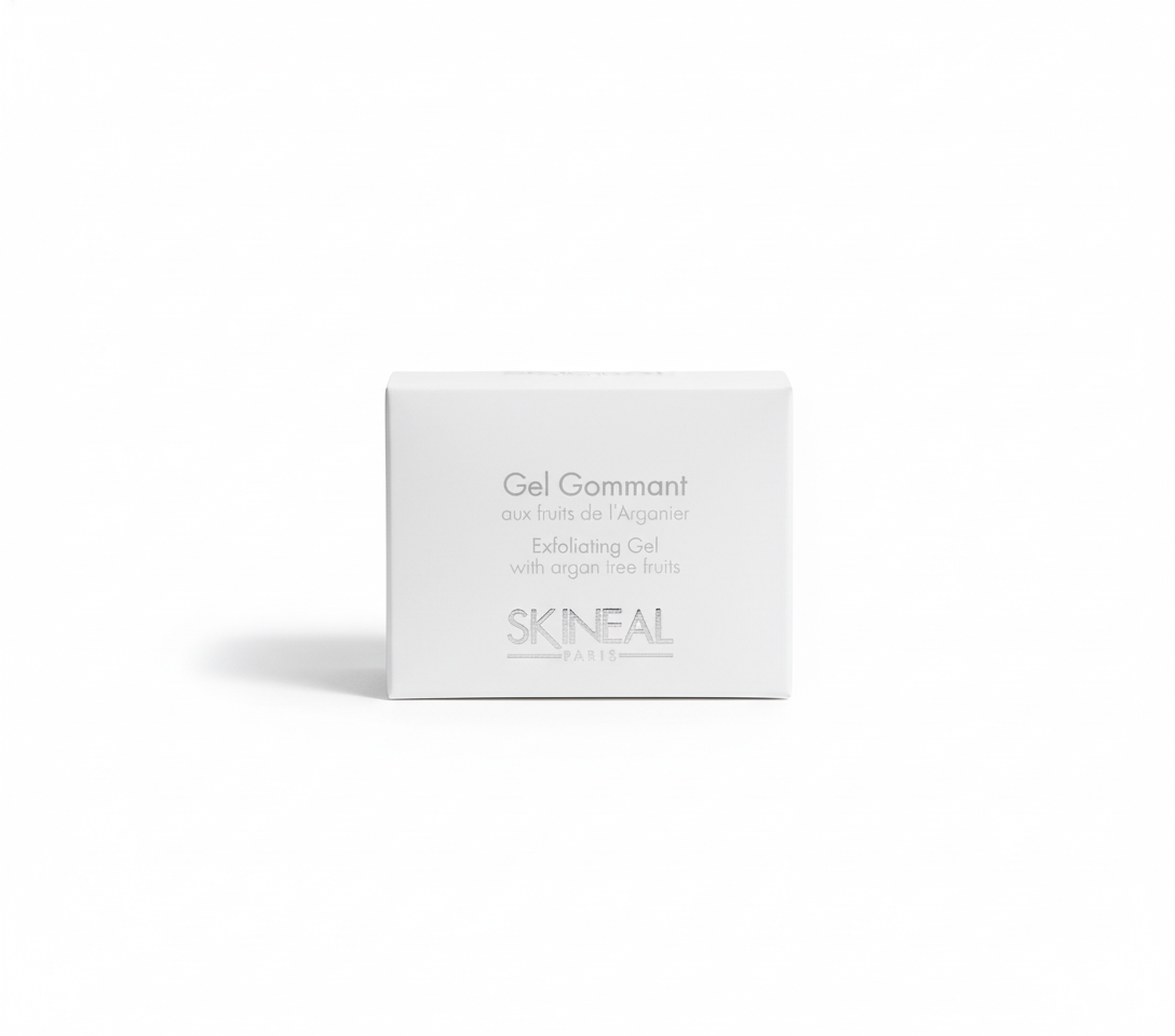 Gel gommant visage Skineal aux fruits de l'arganier exfoliant naturel Algérie