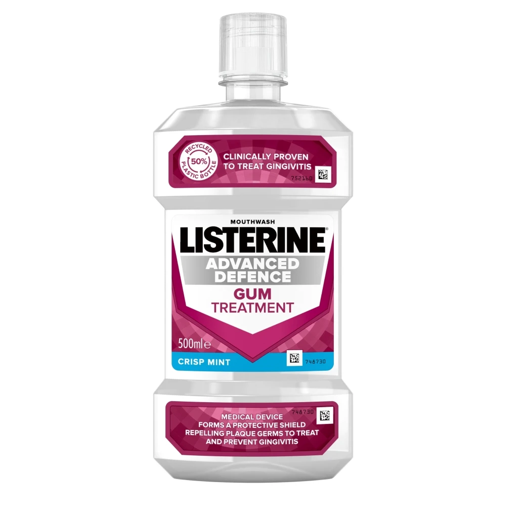 Bain de bouche Listerine Advanced Defence Gum Treatment Algérie pour gingivite et saignements