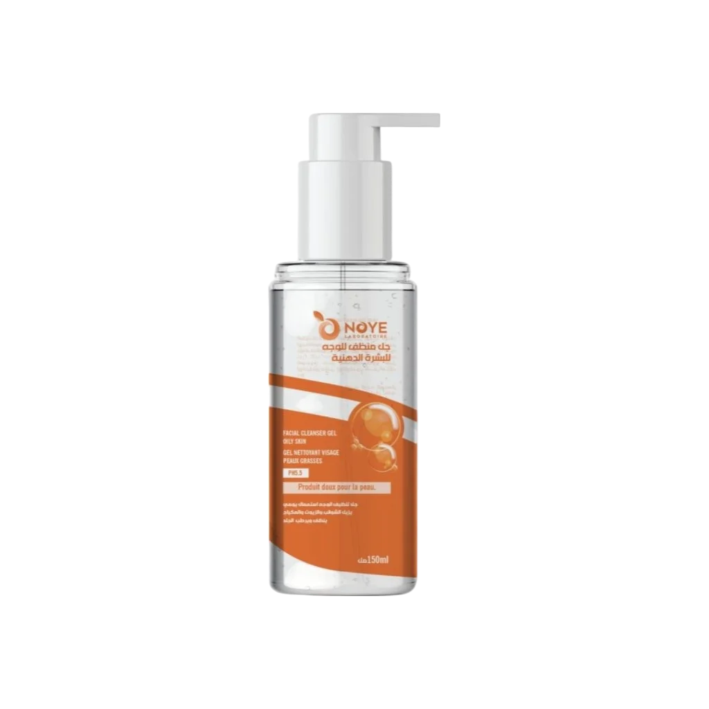 Gel nettoyant visage peau grasse Noye Algérie purifiant et matifiant