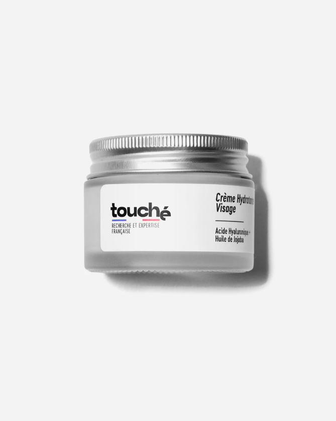Pot Touche Crème Hydratante Visage acide hyaluronique et jojoba