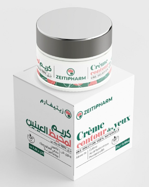Crème contour des yeux Zeiti Pharm Algérie à la caféine et acide hyaluronique