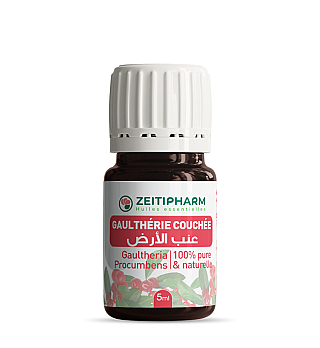 Zeitipharm Huile Essentielle Gaulthérie Couchée – L'Anti-Inflammatoire du Sportif & Anti-Douleur – 5ml