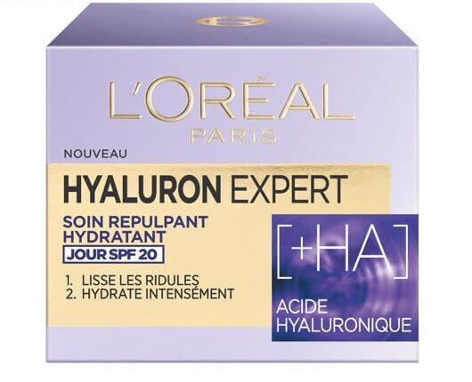 Crème jour L'Oréal Hyaluron Expert SPF 20 soin repulpant visage Algérie