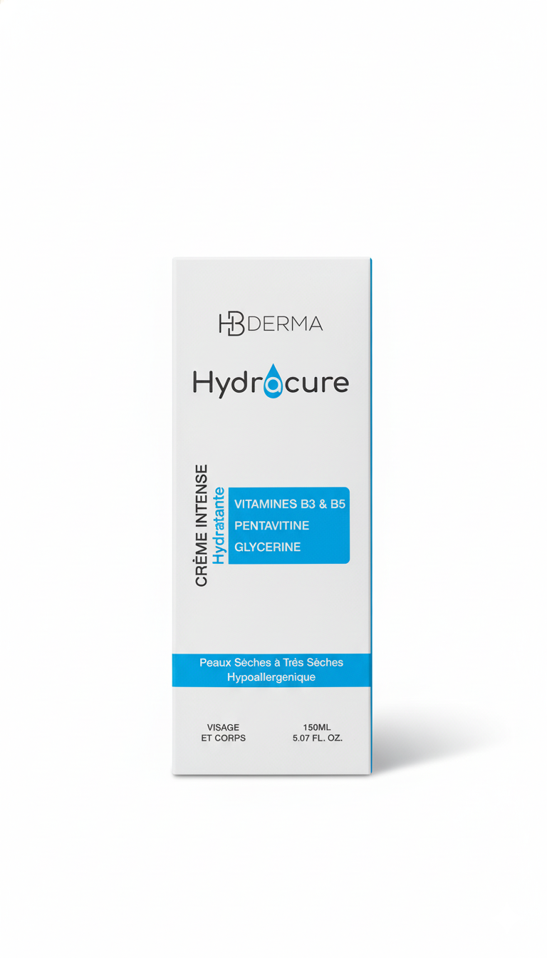 Crème intense hydratante HB Derma Hydrocure Algérie visage et corps