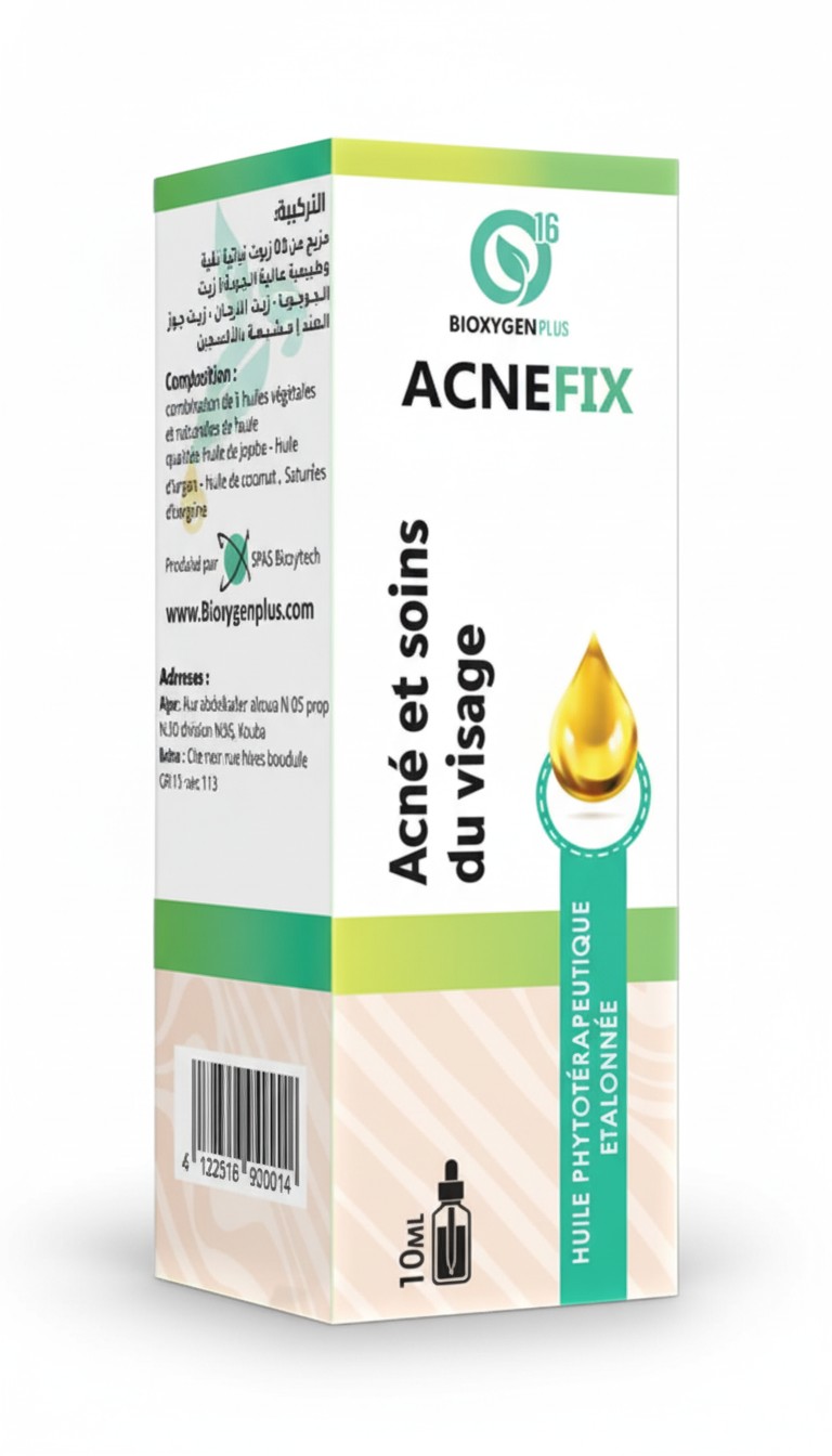 Crème anti-acné Acnefix Bioxygenplus Algérie à l'oxygène réactif pour peau grasse