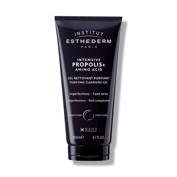 Tube Esthederm Intensive Propolis+ Gel Nettoyant Purifiant visage et dos pour imperfections