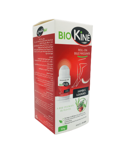 Roll-on LDM BioKiné Jambes Lourdes bille massante pour circulation sanguine