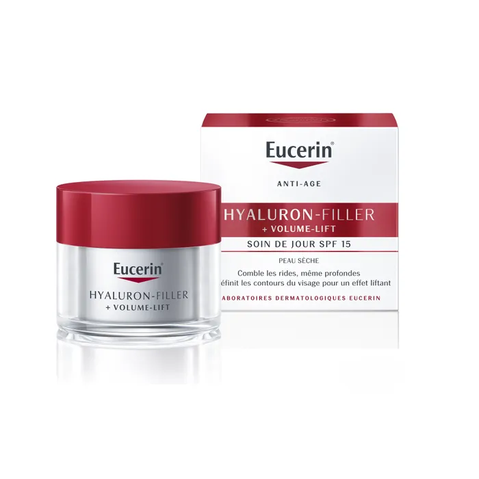 soin de jour volume lift Eucerin Hyaluron-Filler SPF15 50 ml pour peaux sèches