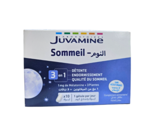 Juvamine Sommeil mélatonine 1 mg complément sommeil 10 gélules