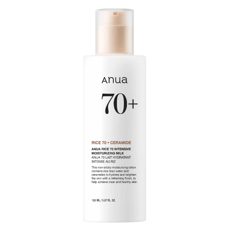 Anua Rice 70 Intensive Moisturizing Milk 150 ml Lait Hydratant au Riz