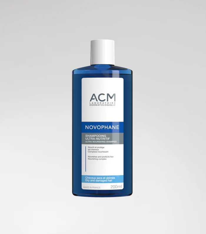 ACM Novophane Shampooing Ultra-Nutritif Cheveux Secs et Abîmés 200 ml